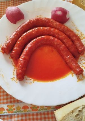 Una foto de Chistorras de Navarra con Baguette, todo en Airfryer, al horno o en sartén, tú eliges
