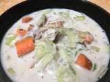 chicken cabbage cream soup