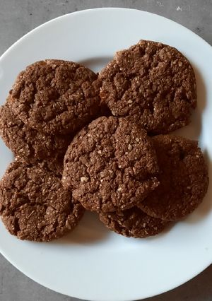 Una foto de Galletitas de avena y algarroba