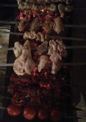 عکسی از دستور کباب جوجه و چنجه