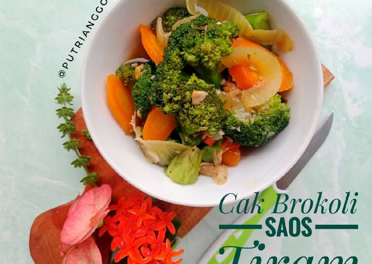 Resep Cak Brokoli Saos Tiram, Lezat Sekali