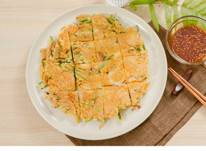 韓式海鮮煎餅 的食譜成品照片