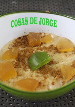 Foto principal de Arroz con leche y calabaza confitada