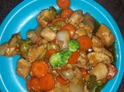 Una foto de comida china brocoli