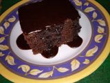 كيك بصوص الشوكولاته