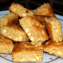 A picture of White Chocolate Blondies.