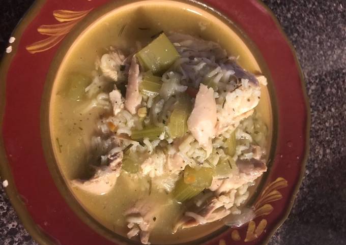 Chicken and wild rice soup