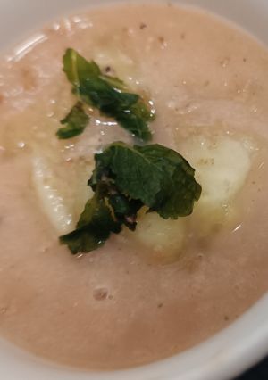 Una foto de Crema de Melón