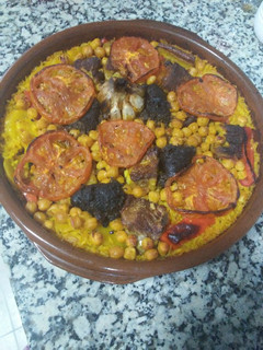 Una foto de Arròs al forn (arroz al horno)