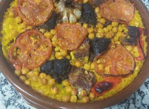 Una foto de Arròs al forn (arroz al horno)