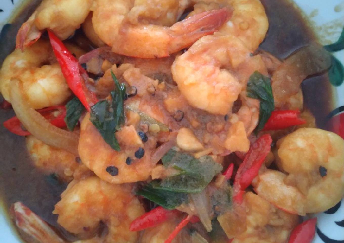 Udang saos lada hitam saori