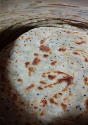 صورة لوصفة خبز بالزعتر وحبه البركه