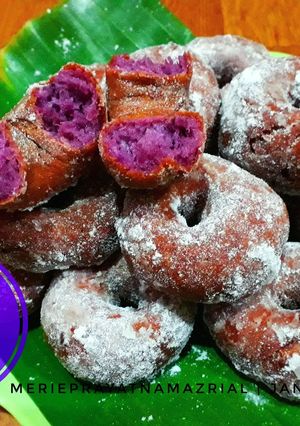 Foto resep Donat Ubi Ungu