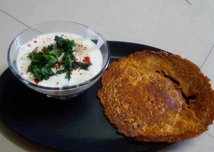 Besan ke cheele ka raita