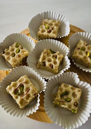 A picture of Nutri Til-Mungfali Barfi (Sesame & Peanut Fudge).