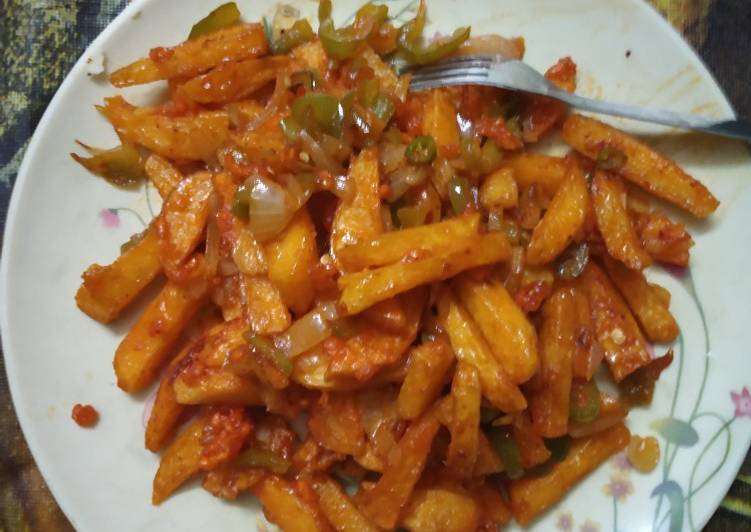 Recipe of Super Quick Homemade Chilli potato