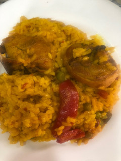 Una foto de Arroz con pollo campero