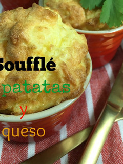 Una foto de Soufflé de patatas y queso