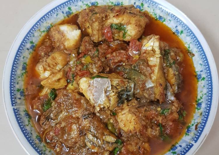 Masala fry fish curry