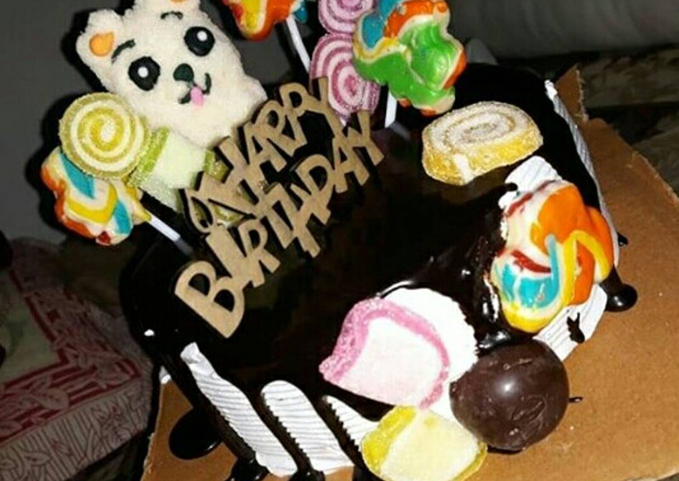 Candy & chocolate cake