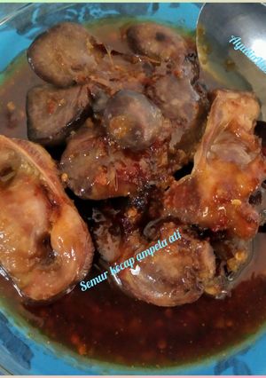 Foto resep Semur kecap ampela ati 🐔