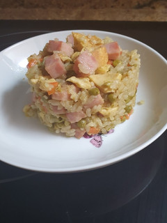Una foto de Arroz tres delicias