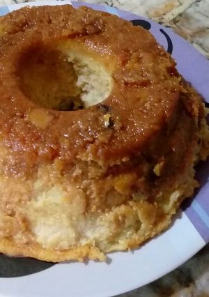 Una foto de Budín de pan c/ pasas de uva