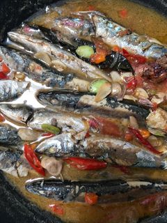 Foto resep Ikan cue petai tumis kuah pedas