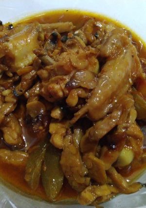Foto resep Tumis Ayam Tempe Asam Manis 😂