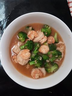 Foto resep Tofu udang brokoli