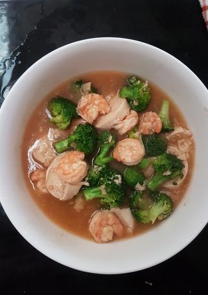 Foto resep Tofu udang brokoli