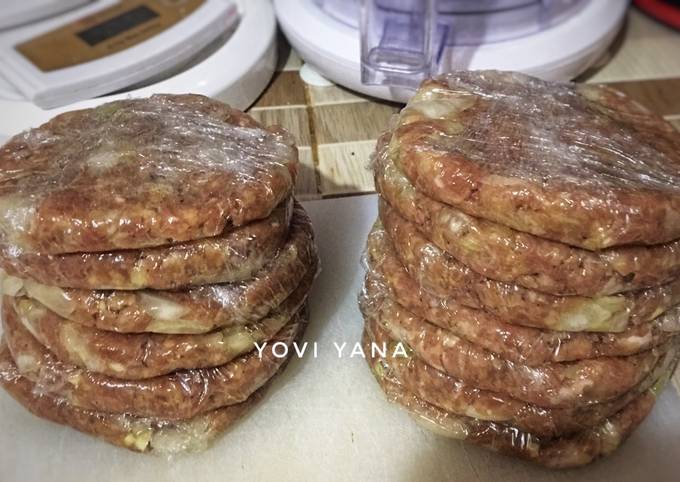 Resep Patty beef burger part 2 oleh yovi yana - Cookpad