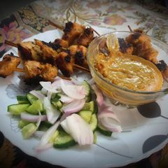 A picture of Thai Chicken Satay.