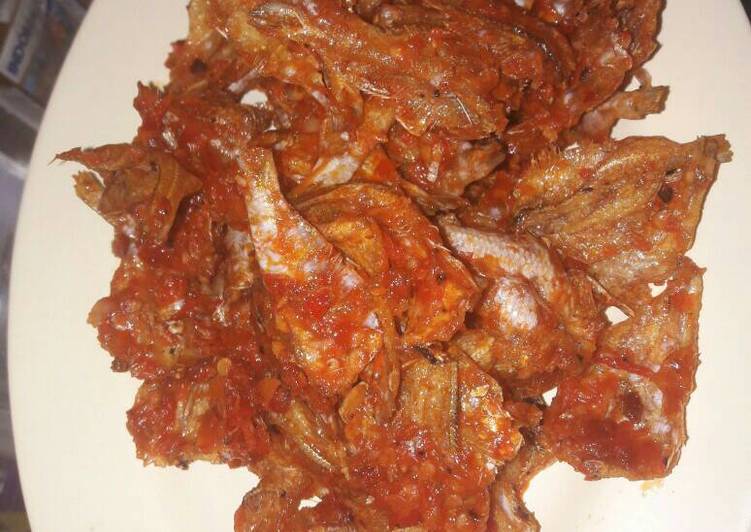 Ikan Asin Balado kriuk