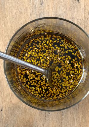 Une photo de Vinaigrette miel et sésame