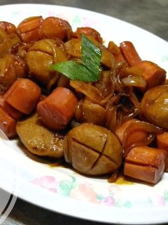 Foto resep Bakso Sosis Saus Tiram