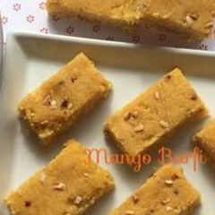 A picture of Mango Burfi.