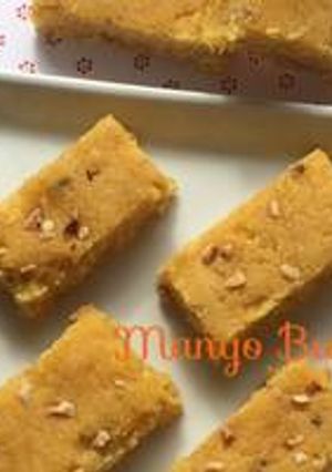 A picture of Mango Burfi.