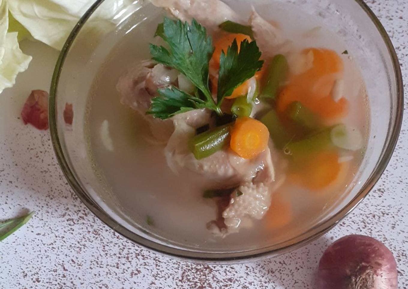 Sup ayam sayur