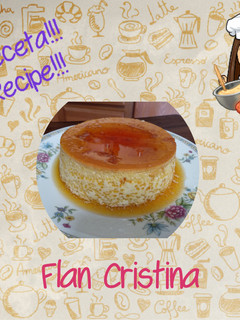 Una foto de Flan Cristina
