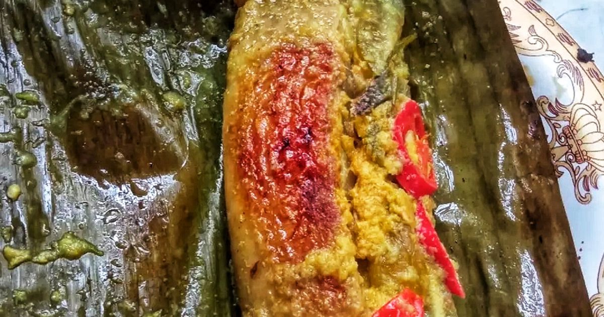 Pepes ikan belida