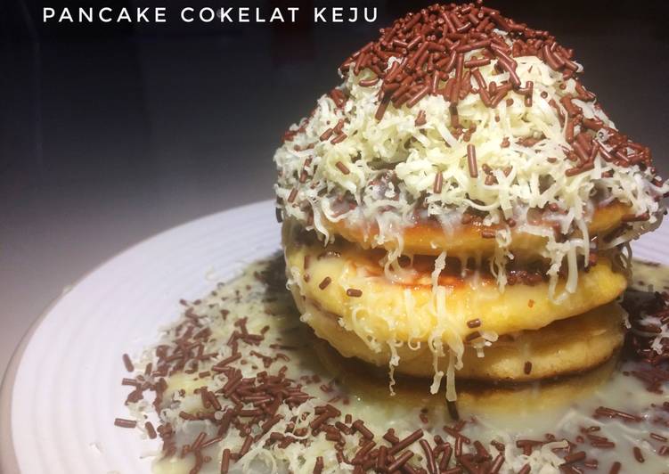 Pancake Cokelat Keju