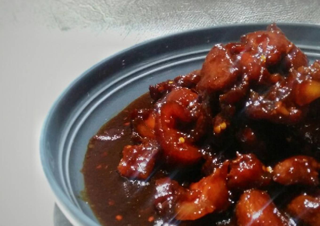 Menu non halal: Babi Kecap