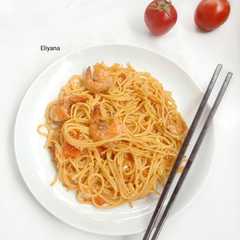 A picture of Spaghetti Neapolitan.