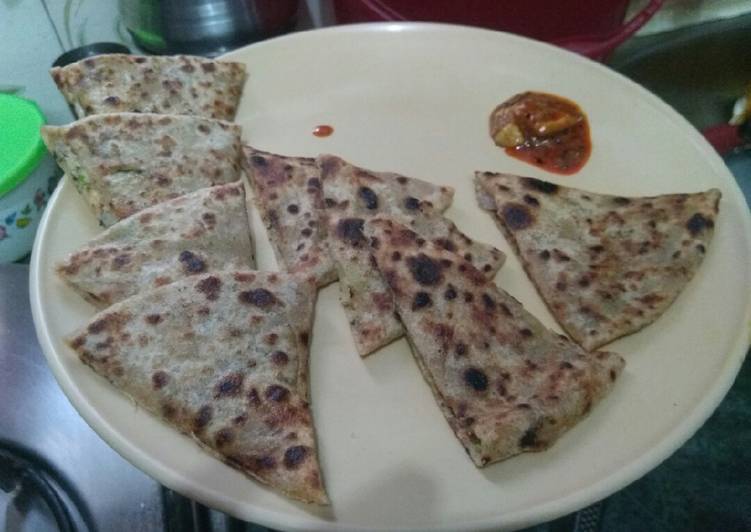 Simple Way to Prepare Any-night-of-the-week Dates parantha