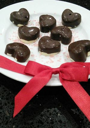 A picture of Chocolate Hearts.