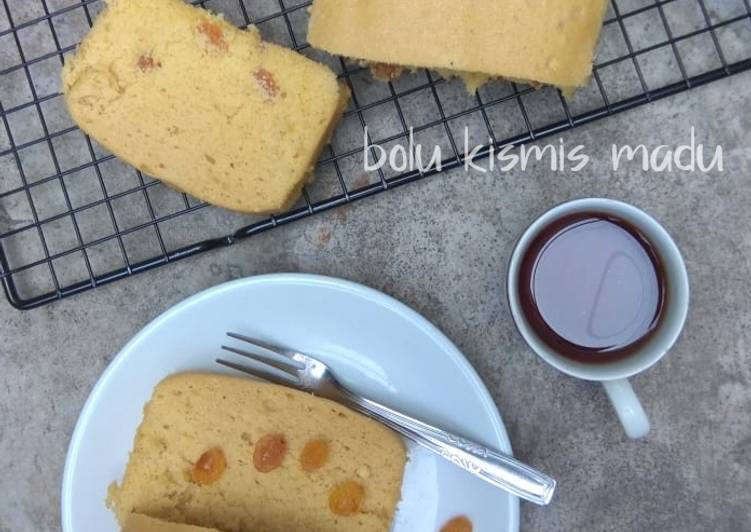 Langkah Mudah untuk Membuat Bolu kismis madu #semarak_semanismadu #berburucelemekemas Anti Gagal