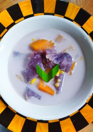 Foto resep Kolak ubi jalar dan jagung