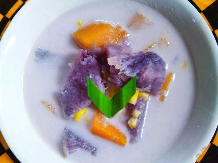 Resep Kolak ubi jalar dan jagung Anti Gagal