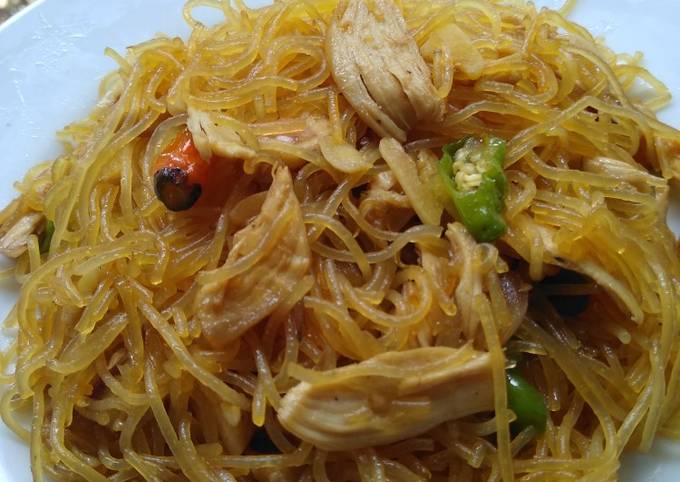 Cara Gampang Membuat Mi jagung masak goreng pedas, Sempurna